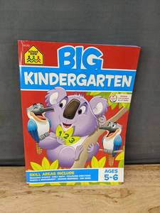 lot 902 image: School Zone Big Kindergarten Workbook Ages 5-6 - Brand New