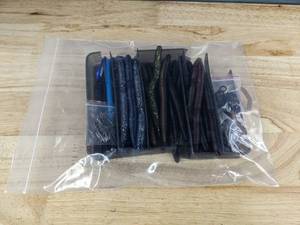 lot 60G image: Fishing Tackle Kit Worms and More - Brand New