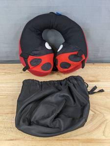 lot 281 image: Kids Ladybug Travel Neck Pillow with Case - Brand New