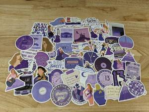 lot 46G image: 63 Taylor Swift Themed Stickers - Brand New