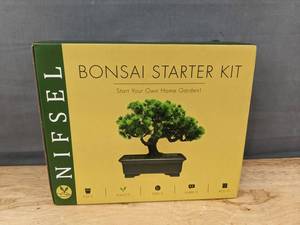 lot 309 image: Nifsel Bonsai 22-Piece Starter Kit - Brand New