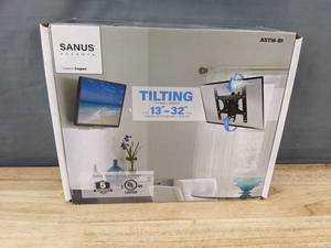 lot 52B image: Sanus Tilting TV Wall Mount for 13-32 Inch TVs - Brand New