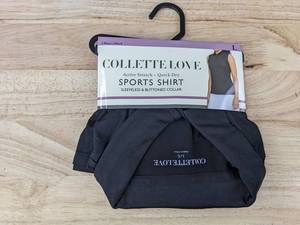 lot 650 image: Collette Love Sports Womens Shirt Black Quick Dry Size Large - Brand New