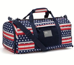 lot 7H image: Tactical USA Star Spangled Duffle Storage 21 Bag - Brand New