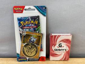lot 11A image: Pokemon Twilight Masquerade Booster Pack and Gravity Boosters 60-Card Deck - Brand New
