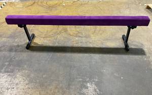 lot 224 image: GBVUGY Adjustable&Foldable Gymnastics Balance Beam, High-Low Level Floor Gymnastic Beam