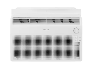 lot 91 image: Vissani 5,000 BTU 115-Volt Window Air Conditioner for 150 sq. ft Rooms with Dehumidifier in White
