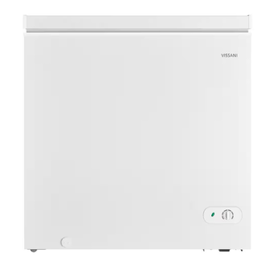 lot 98 image: Vissani 7.0 cu. ft. Manual Defrost Chest Freezer with LED Light in White Garage Ready