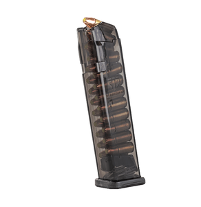 lot 246 image: Carbon Smoke 22rd (9mm) mag for Glock 17, Comp Legal (140mm)
