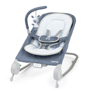 lot 431 image: Ingenuity Happy Belly Rock-to-Bounce- Massage Seat - Chambray