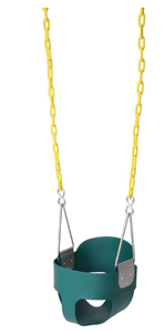 lot 435 image: Ochine Swing Set Stuff Highback Full Bucket Seat Green