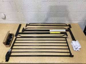 lot 438 image: Regalo Easy Step Extra Tall Walk Thru Baby Gate, Black