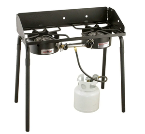 lot 67 image: Camp Chef Explorer 2 Burner 60,000 BTU Outdoor Camping Tailgating Cooking Stove