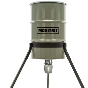 lot 87 image: Moultrie 55-Gallon NXT Tripod Game Feeder
