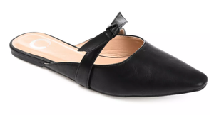 lot 215 image: Journee Collection Womens Missie Slip On Square Toe Mules Flats- Size 7.5