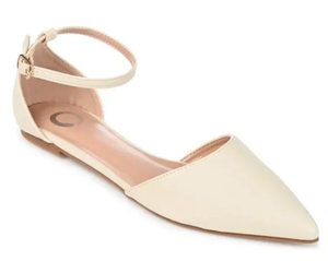 lot 216 image: JourneeReba DOrsay Flats- Size 8