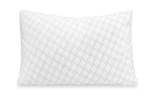 lot 220 image: Wellness Collection by Supportive Memory Foam Cluster Pillow with Charcoal-Infused