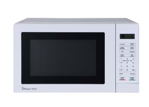 lot 116 image: Magic Chef 17.3 in W, 0.7 cu. ft. Countertop Microwave, in White with 700-Watt Cooking Power HMM770W3
