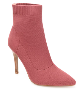 lot 290 image: Journee Collection Womens Milyna Pull On Stiletto Booties, Size Womens 7