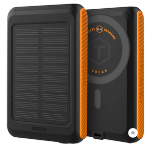 lot 315 image: ToughTested ROC5 Solar Power Bank 5000mAh, MagSafe Wireless Charger PD Fast Charging