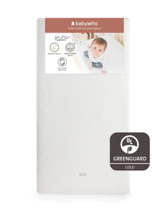 lot 449 image: Pure Core Crib Mattress w Hybrid Quilted Waterproof Cover (2-Stage), Measures 52 x 27.75
