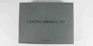 lot 29 image: Japanese Hoya Crystal Drinking Set