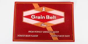 lot 12 image: Grain Belt Beer Bar Mat