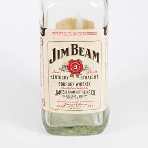 lot 10 image: Vintage Jim Beam X-Large Bar Bottle w Shot Pump