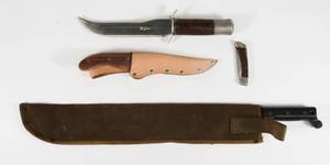 lot 43 image: Vintage KnifeMachete Lot