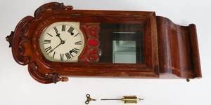 lot 3 image: Antique Pendulum Clock