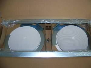 lot 11 image: Pair of JBL Commercial-Grade Control 16CT In-Ceiling Audio Loudspeakers - Model Control 16CT
