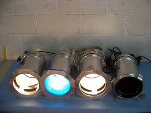 lot 75 image: Lot of Pro Photography  Video Stage Auditorium Lighting Units