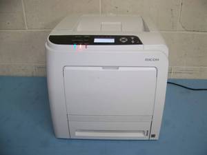 lot 119 image: Ricoh SP C340DN Desktop Computer Home Office  Workgroup Compact Color Laser Printer