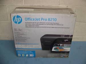 lot 117 image: HP OfficeJet Pro 8210 Wireless Wi-Fi Color Printer - In Original Box  Appears New
