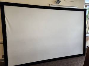 lot 104 image: Da-Lite, Rigid Frame, Snap-on Projection Screen