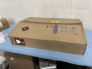 lot 112 image: 17 Widescreen LCD Console Drawer with VGA  HDMI Monitor Keyboard Unit