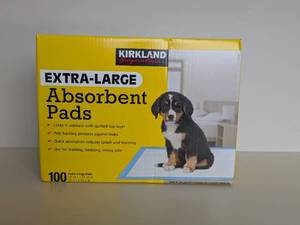NEW KIRKLAND SIGNATURE EXTRA LARGE ABSORBENT PADS