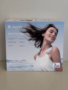 lot 52 image: NEW JISULIFE NECK FAN 2PK.