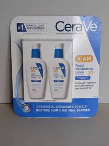 lot 63 image: NEW CERAVE AM FACIAL MOISTURIZING LOTION 30