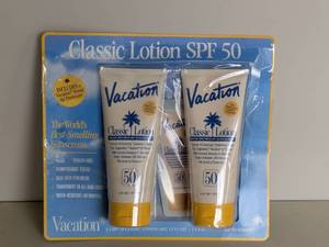 lot 82 image: NEW VACATION CLASSIC LOTION SUNSCREEN 50