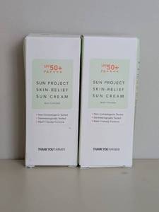 lot 91 image: NEW THANK YOU FARMER SUN PROJECT SKIN-RELIEF SUNSCREEN 50 (2PK.)