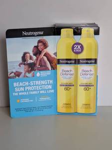 lot 66 image: NEW NEUTROGENA BEACH DEFENSE SUNSCREEN SPRAY 60