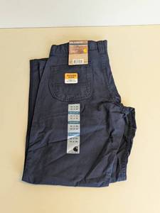 lot 118 image: NEW CARHARTT RUGGED FLEX RIGBY DUNGAREE NAVY (30x30)