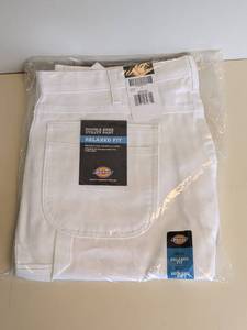 lot 120 image: NEW DICKIES DOUBLE KNEE UTILITY PANTS RELAXED FIT (38x30)