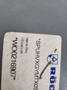 lot 53 image: Set of 3 Matrox Grey Poly Panels 12 x 48 x 96 Inch Industrial Sheets