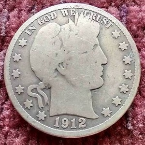 lot 16 image: 1912 Barber Half Dollar