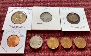 lot 31 image: Small U.S. Coin Mixed Lot - Wheats, Proof, Barber, Etc