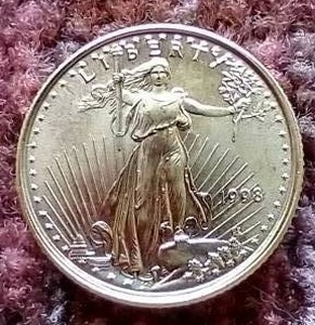 1998 1/10th Oz. Gold Eagle