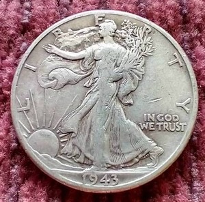 lot 45 image: 1943-D Walking Liberty Half Dollar