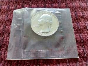 lot 87 image: 1962 Uncirculated Silver Quarter - Sealed